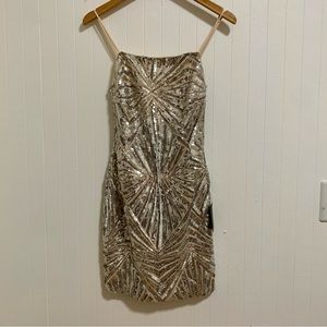 NWT Lulus Sequined Party Mini Dress
